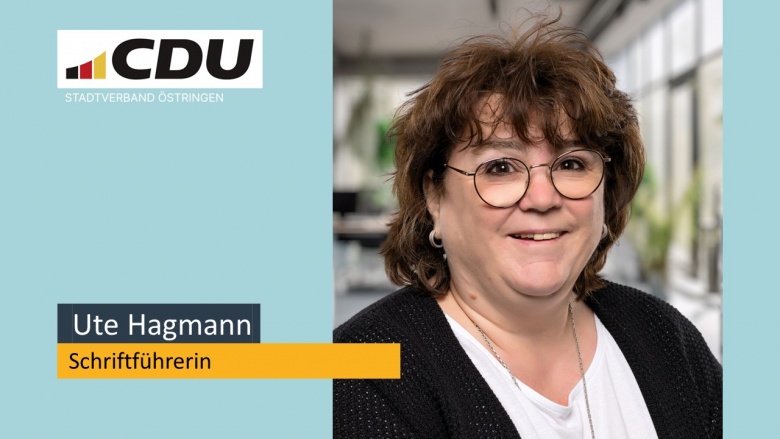 Ute Hagmann, Schriftführerin CDU Östringen