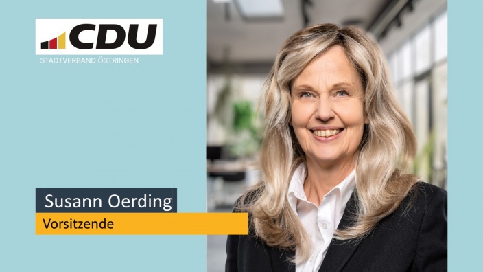 Susann Oerding, Vorsitzende CDU Östringen